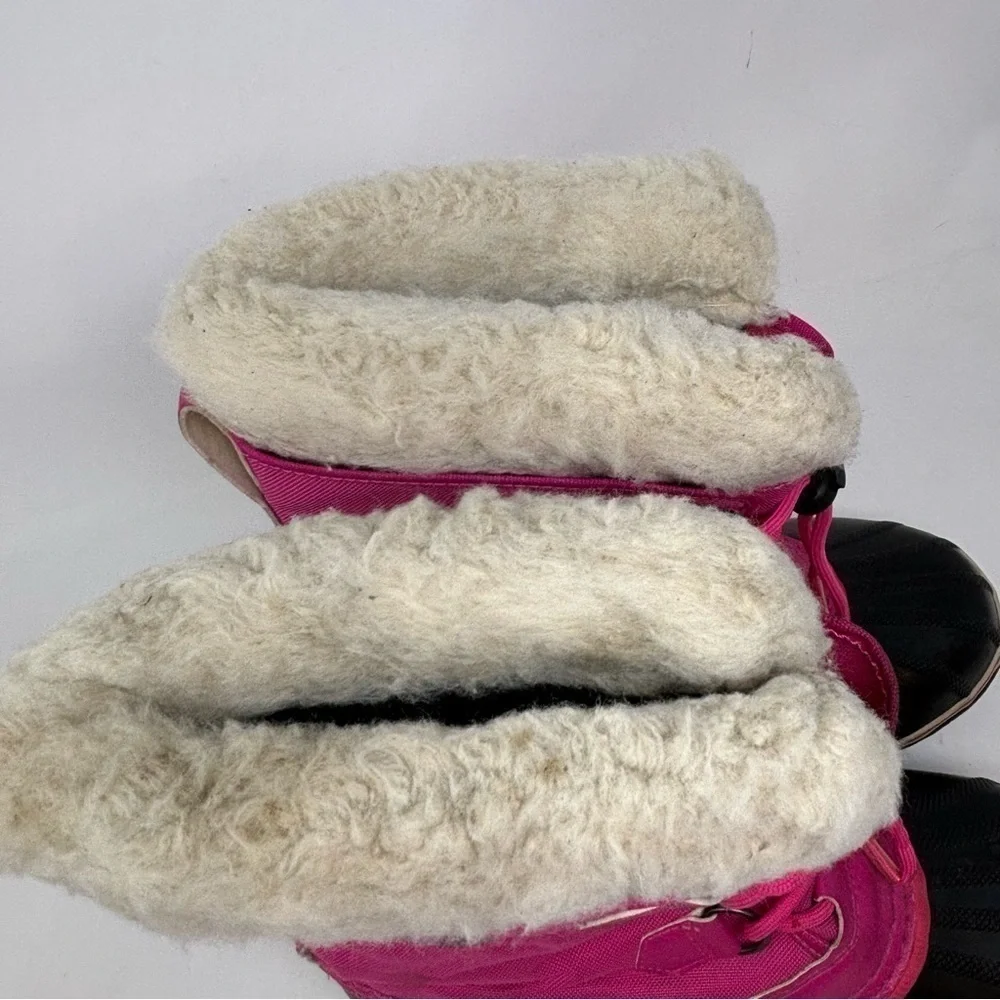 SOREL Women’s Bright Rose YOOT PAC™ Nylon Boots Waterproof Wool Lining S…